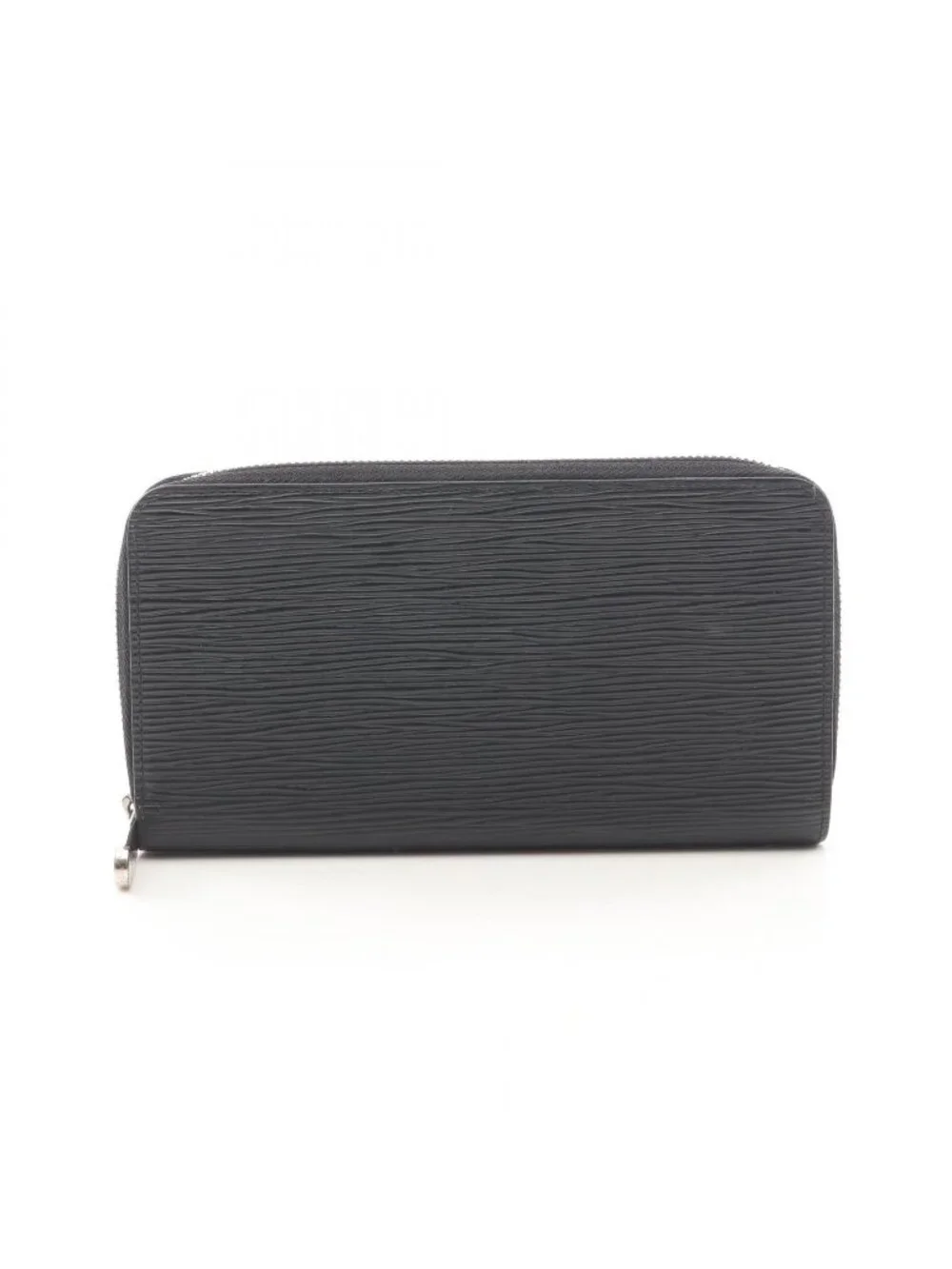 Louis Vuitton Round Wallet Zippy Epi Noir Leather
